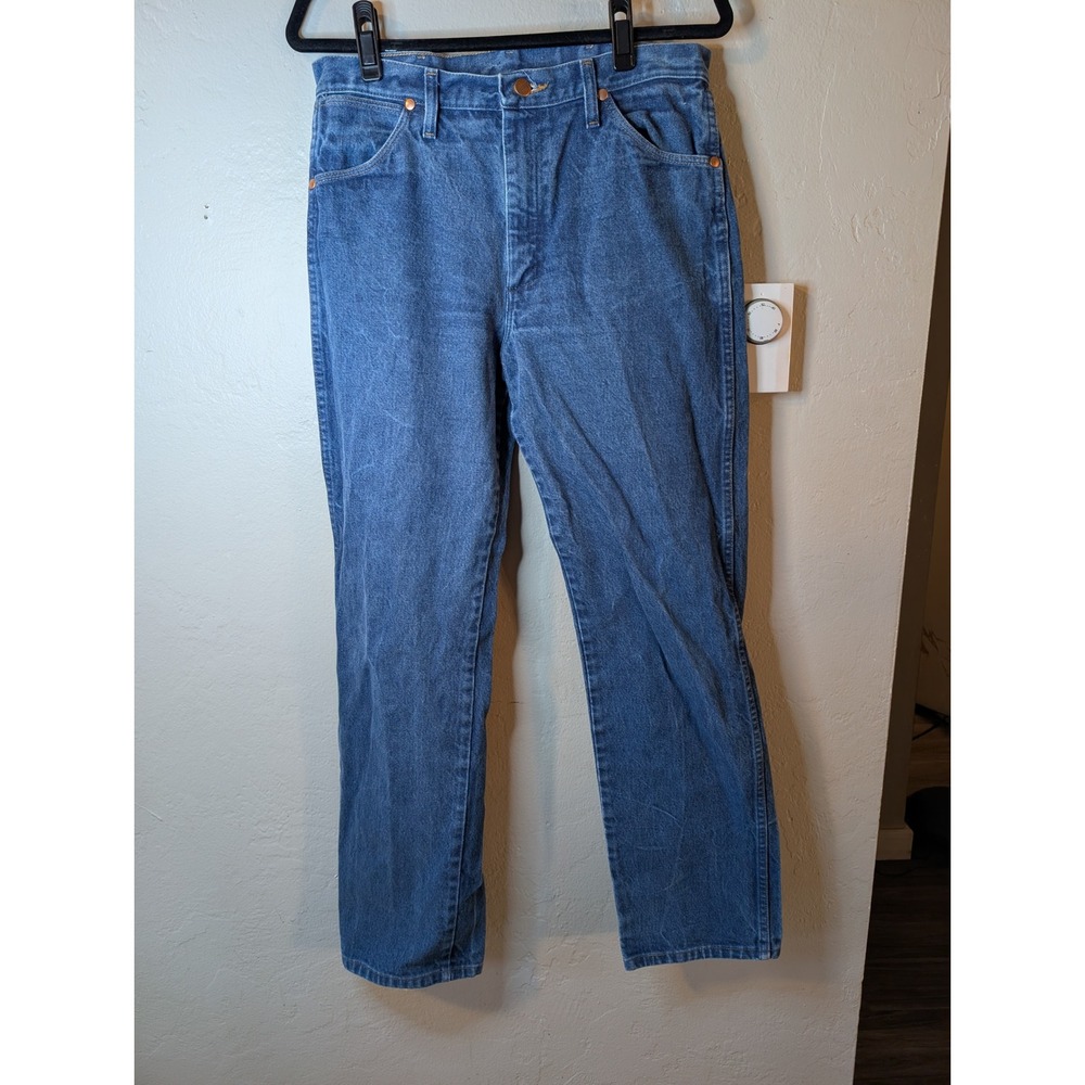 VTG Mens Straight Leg Cowboy Cut Wrangler Denim Workwear Jeans 32x32